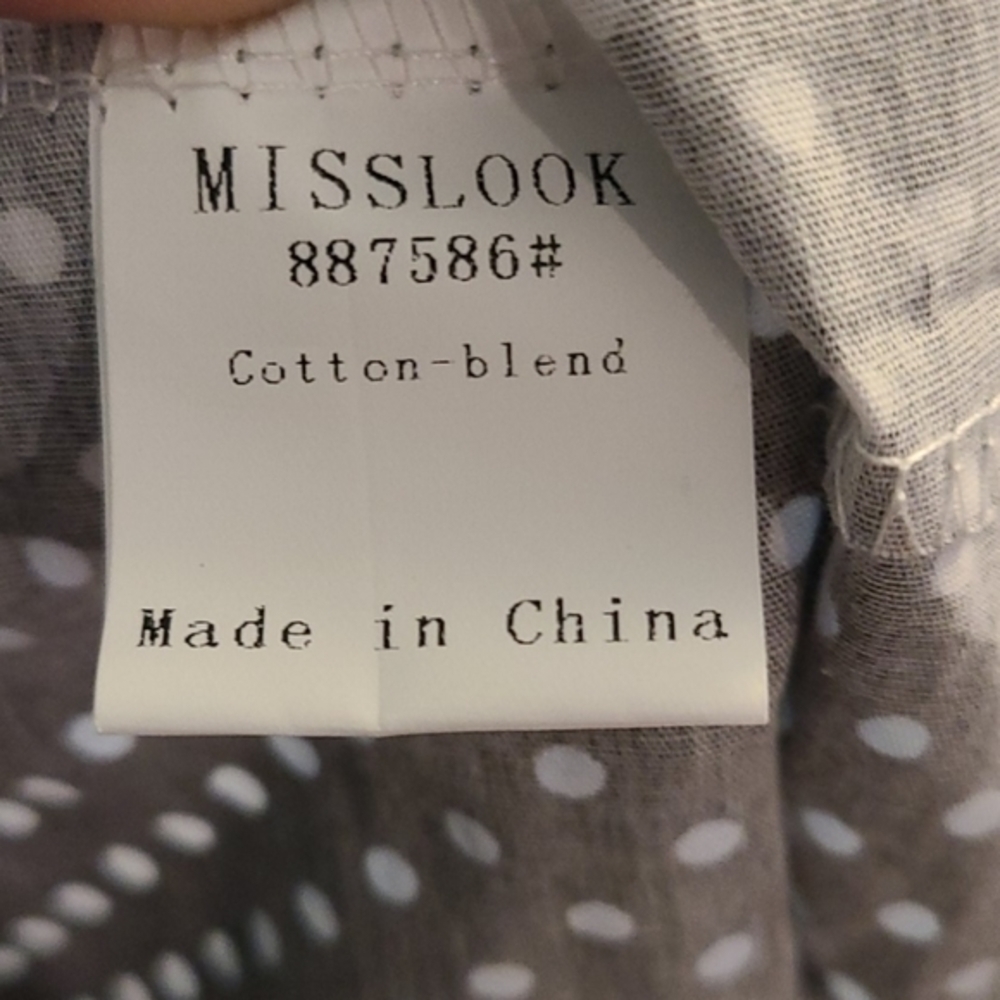 [MISSLOOK] V-neck Dress - Size 2X - Picture 6 of 6